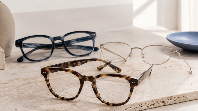 Sélection de montures de lunettes chez Optique Mauën